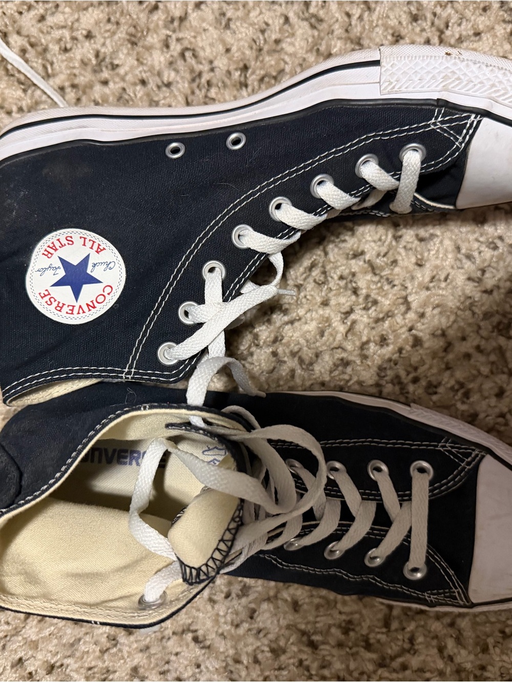 Converse Mens Chuck Taylor All Star High Top Sneakers - Black